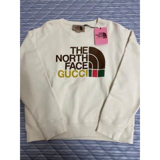 グッチ(Gucci)の新品！GUCCI THE NORTH FACE コットンスウェットトレーナー(トレーナー/スウェット)