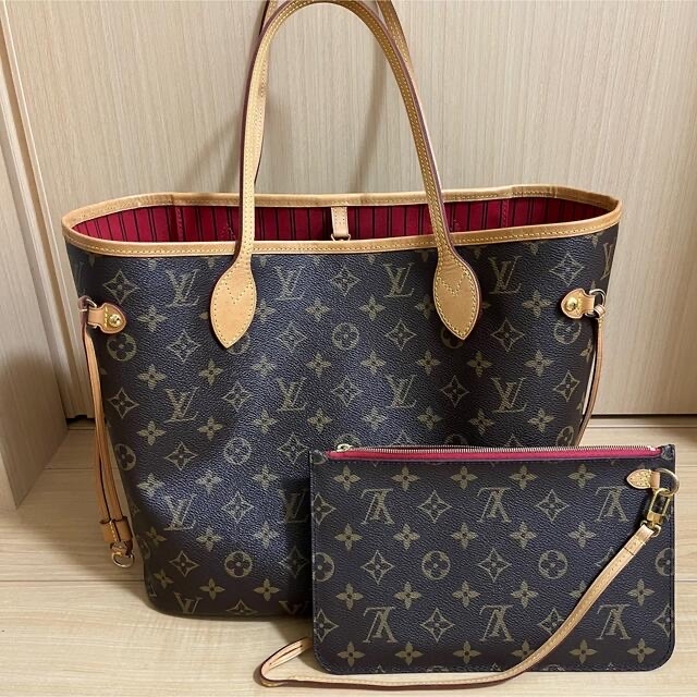 人気満点 VUITTON LOUIS - モノグラム VUITTONネヴァーフルMM LOUIS