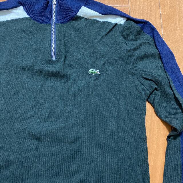 LACOSTE(ラコステ)のラコステ　セーター　カーキ メンズのトップス(ニット/セーター)の商品写真