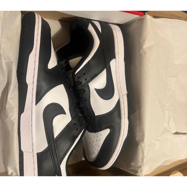 最安値 Niike Dunk Low White Black パンダダンク