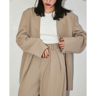 トゥデイフル(TODAYFUL)のTODAYFUL  Collarless Twill Jacket(ノーカラージャケット)