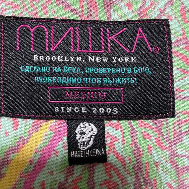 MISHKA(ミシカ)のMISHKA 総柄プリントシャツ メンズのトップス(Tシャツ/カットソー(半袖/袖なし))の商品写真