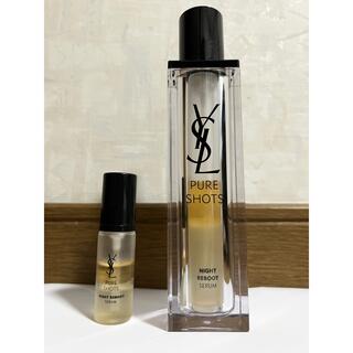 イヴサンローランボーテ(Yves Saint Laurent Beaute)のYSL ピュアショットナイトセラム　ミニボトル付き(美容液)