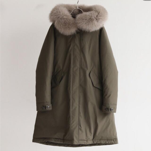 JOURNAL STANDARD relume(ジャーナルスタンダードレリューム)のWOOLRICH relume 別注KEYSTONE ファー ダウンコート レディースのジャケット/アウター(ダウンコート)の商品写真