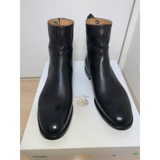 ジェーエムウエストン(J.M. WESTON)の新品未使用 ALBERTO FASCIANI ジップブーツ 黒 size41(ブーツ)