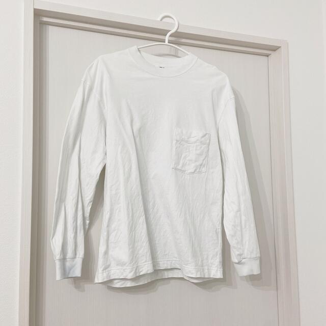 UNIQLO(ユニクロ)のUNIQLO クルーネックT 白(MEN) メンズのトップス(Tシャツ/カットソー(七分/長袖))の商品写真