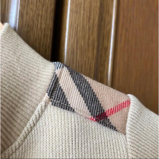 BURBERRY(バーバリー)のバーバリー　長袖　ニット　ジャケット　ブルゾン　肩チェック　冬　セリーヌ　グッチ キッズ/ベビー/マタニティのベビー服(~85cm)(ジャケット/コート)の商品写真