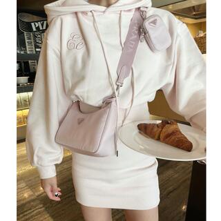epine Éé embroidery hoodie onepiece pink(ロングワンピース/マキシワンピース)