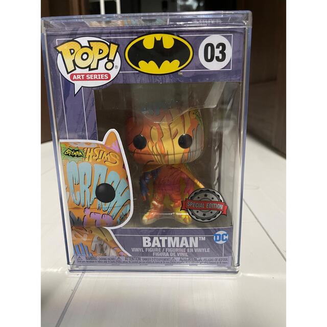 DC(ディーシー)のFUNKOPOP アート限定！DCコミックス#03 - バットマン[オレンジ] エンタメ/ホビーのフィギュア(アメコミ)の商品写真