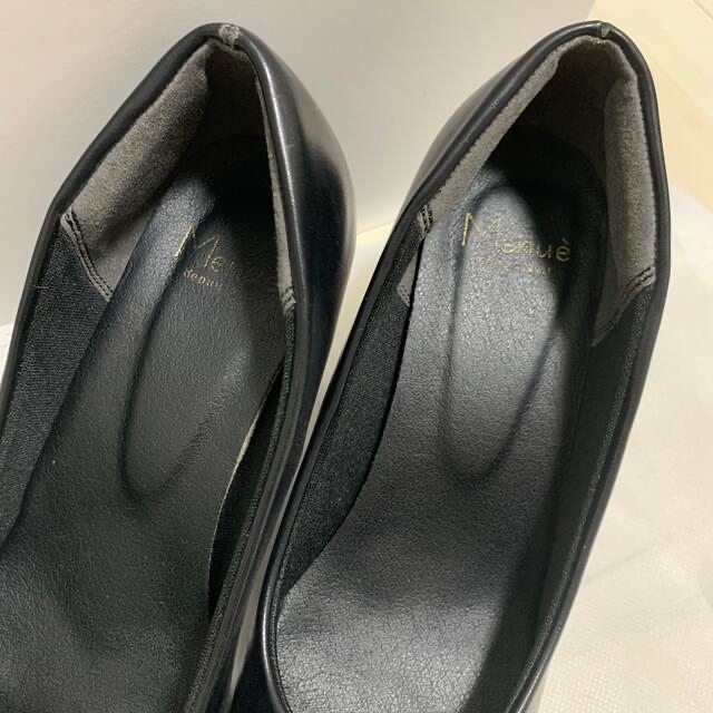 ブラック　パンプス レディースの靴/シューズ(ハイヒール/パンプス)の商品写真