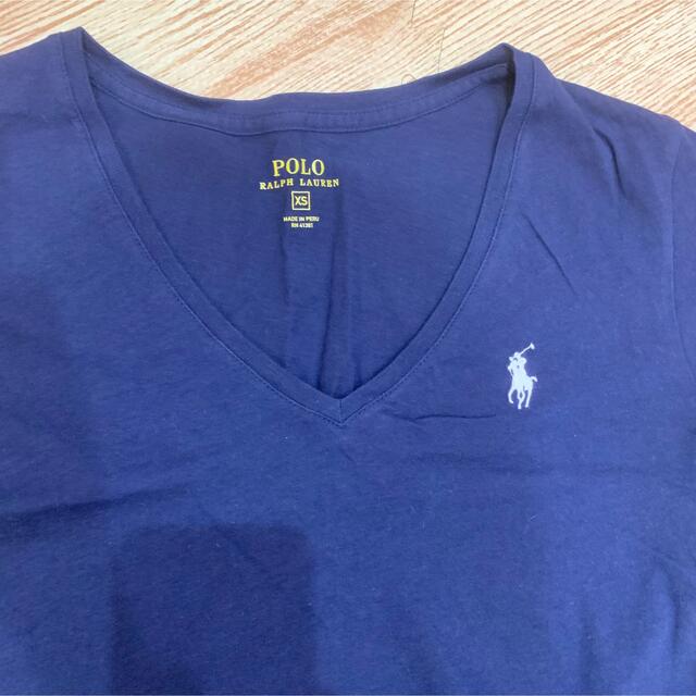 POLO RALPH LAUREN(ポロラルフローレン)のPOLO VネックTシャツ 2枚セット レディースのトップス(Tシャツ(半袖/袖なし))の商品写真