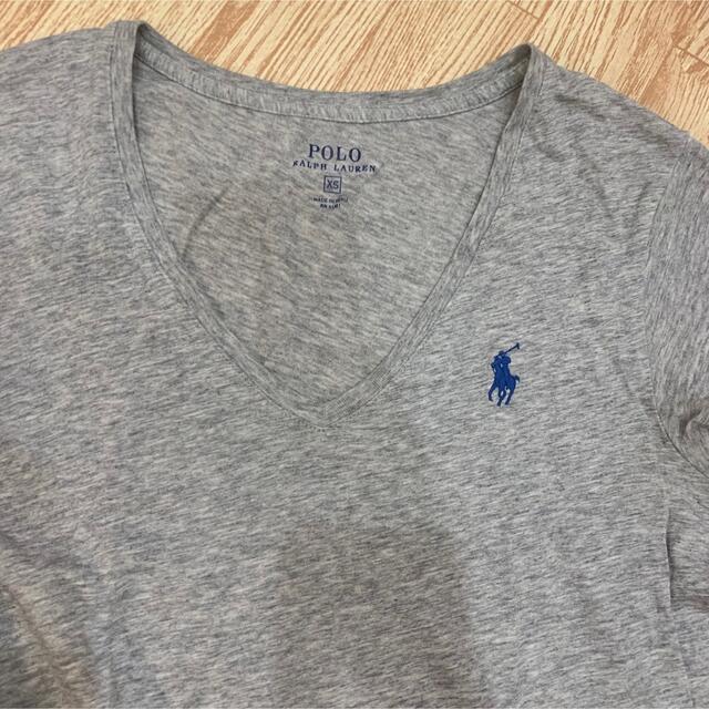 POLO RALPH LAUREN(ポロラルフローレン)のPOLO VネックTシャツ 2枚セット レディースのトップス(Tシャツ(半袖/袖なし))の商品写真