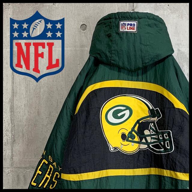 NFL パフジャケット グリーン パッカーズ ヘビーアウター
