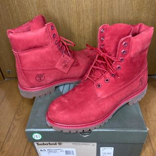 ティンバーランド(Timberland)の新品レア ティンバーランド ブーツ Timberland 26.5cm 赤レッド(ブーツ)