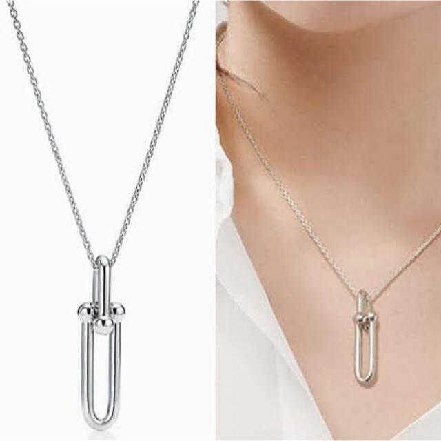 Tiffany & Co.(ティファニー)のティファニー　ハードウェア　リンクネックレス　シルバー レディースのアクセサリー(ネックレス)の商品写真