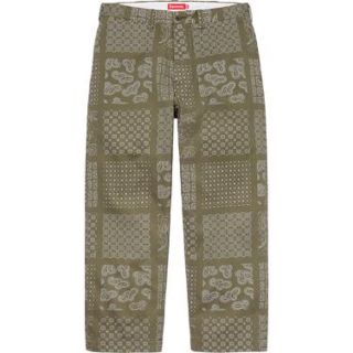 シュプリーム(Supreme)のSupreme Paisley Grid Chino Pant(チノパン)