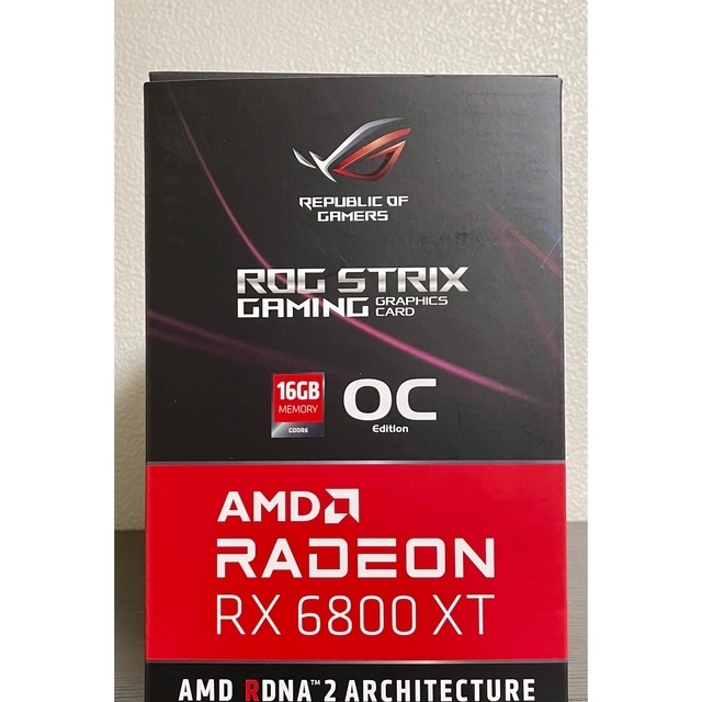 ROG-STRIX-LC-RX6800XT-O16G-GAMING スマホ/家電/カメラのPC/タブレット(PCパーツ)の商品写真