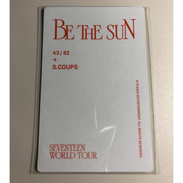 SEVENTEEN(セブンティーン)のseventeen BE THE  SUN トレカ　エスクプス エンタメ/ホビーのタレントグッズ(アイドルグッズ)の商品写真