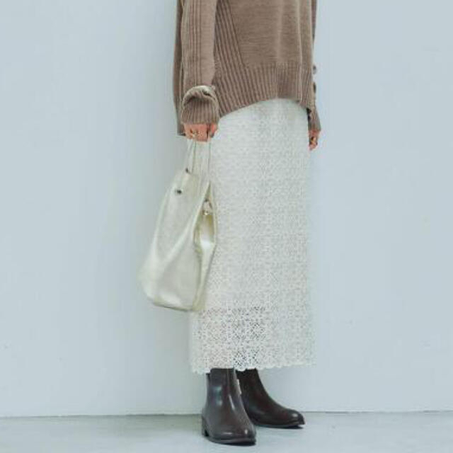 UNITED ARROWS green label relaxing(ユナイテッドアローズグリーンレーベルリラクシング)のgreen label relaxing lace skirt🤍 レディースのスカート(ロングスカート)の商品写真