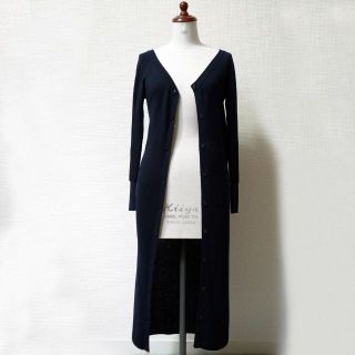 Deuxieme Classe ドゥーズィ ネイビーロングカーディガン 紺の通販 by
