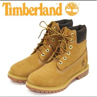 ティンバーランド(Timberland)のティンバーランド　6インチプレミアムウォータープルーフブーツ レディース超美品(ブーツ)