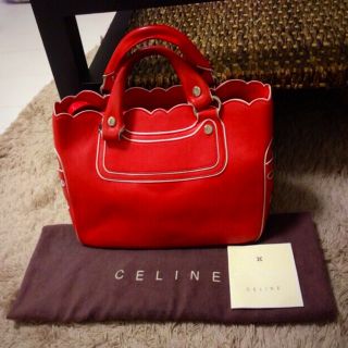 セリーヌ(celine)の【確認用☺︎☆】 限定品♡  CELINE  セリーヌ  ブギーバッグ🔴(ハンドバッグ)