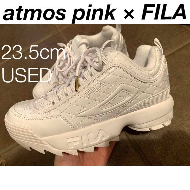 FILA atmospinkコラボスニーカー 23.5cm | フリマアプリ ラクマ