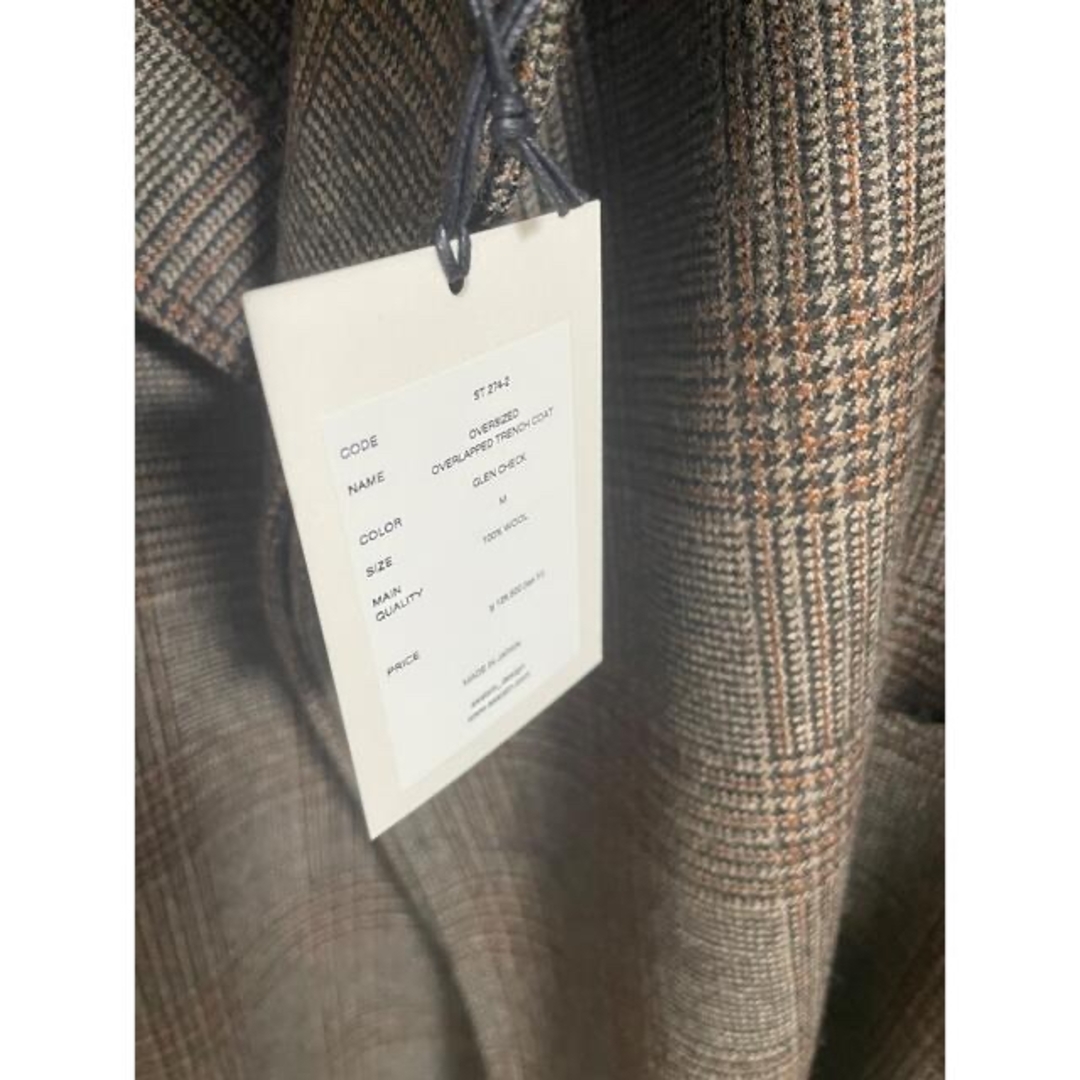 stein - OVERSIZED OVERLAPED TRENCH COAT steinの通販 by PO stein - OVERSIZED OVERLAPED TRENCH COAT steinの通販 by PO