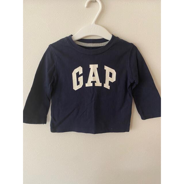 babyGAP(ベビーギャップ)のロングtシャツと　パーカーセット　ギャップ キッズ/ベビー/マタニティのベビー服(~85cm)(シャツ/カットソー)の商品写真