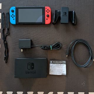 ニンテンドースイッチ(Nintendo Switch)のhiron様専用　ニンテンドースイッチ本体（付属品完備）(家庭用ゲーム機本体)