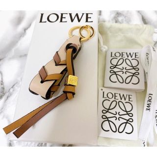 LOEWE - LOEWE ロエベ ブレイデッドストラップキーリング(カーフ)の