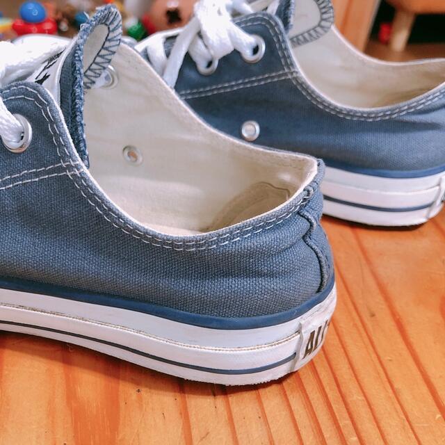 CONVERSE(コンバース)のコンバース　オールスター　23cm ネイビー　無地　ローカット　送料込み♡ レディースの靴/シューズ(スニーカー)の商品写真