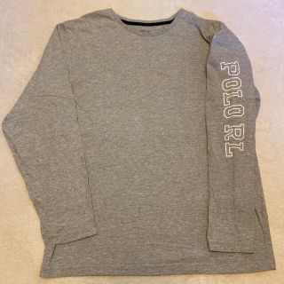 ポロラルフローレン(POLO RALPH LAUREN)のPOLO RALPH LAURENグレーロングTシャツ(Tシャツ/カットソー(七分/長袖))