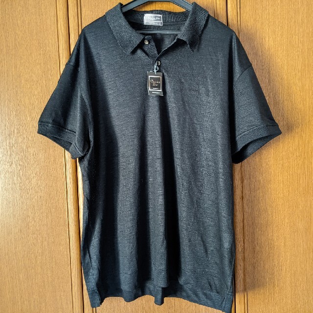 クリスチャンディオール ポロシャツ L 黒色 新品 Christian Dior | www