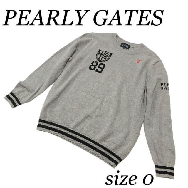 PEARLY GATES - 美品 PEARLY GATES パーリーゲイツ コットンニット グレー サイズ0の通販 by chaichai's  shop｜パーリーゲイツならラクマ