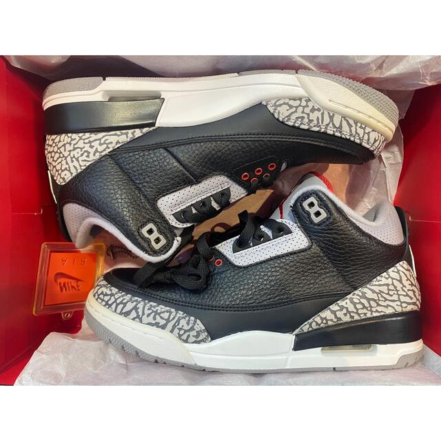 NIKE AIR JORDAN 3 RETRO OG BLACK CEMENT