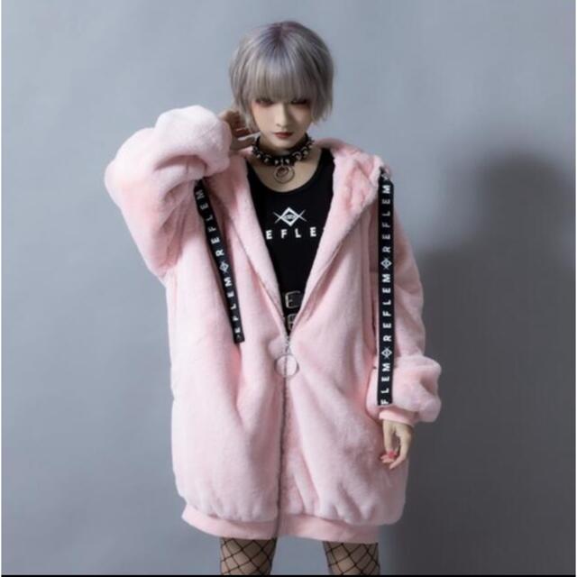 CIVARIZE(シヴァーライズ)のREFLEM うさ耳BIGファーパーカー レディースのトップス(パーカー)の商品写真