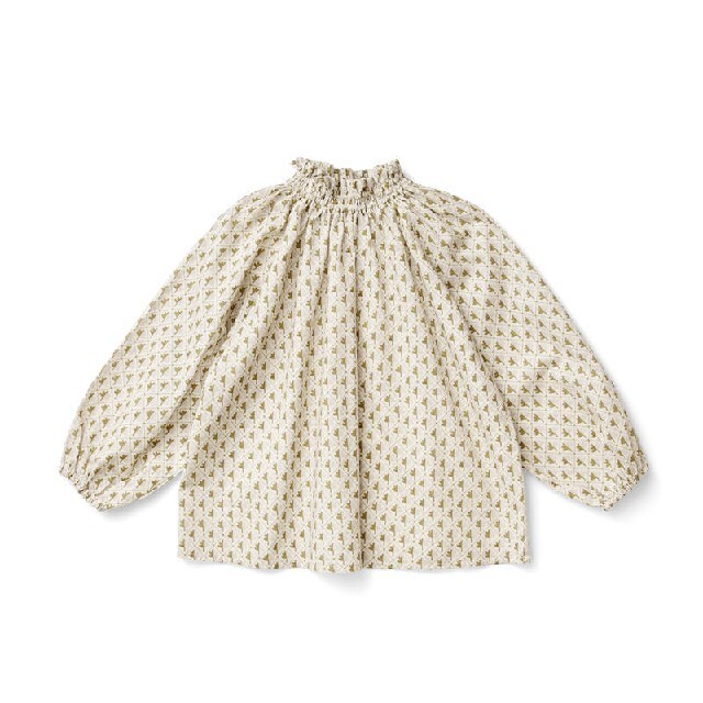 soor ploom Imelda Blouse, Leaf Print　5y