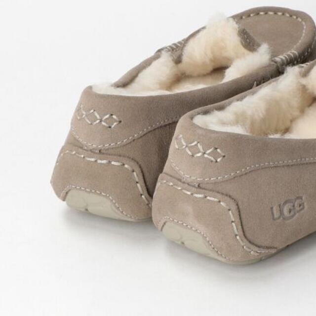 レディースUGGモカシンANSLEYレディースヒッコリーサンド色23.0㎝正規品★新品