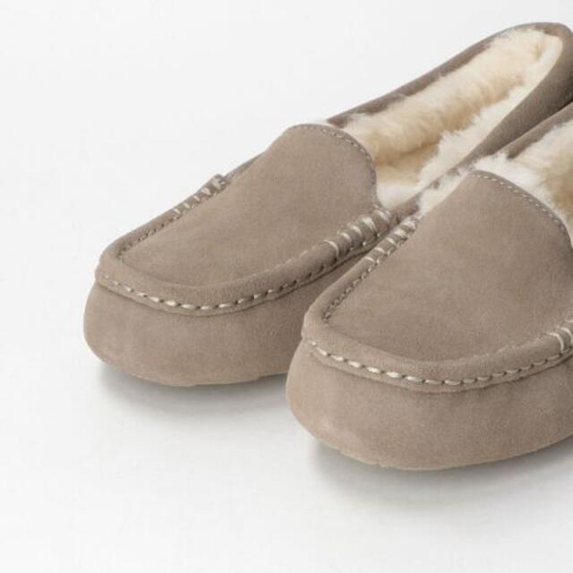 レディースUGGモカシンANSLEYレディースヒッコリーサンド色23.0㎝正規品★新品