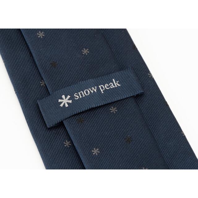 スノーピーク　ポイントギフト　ネクタイ　Asterisk Tie Navy