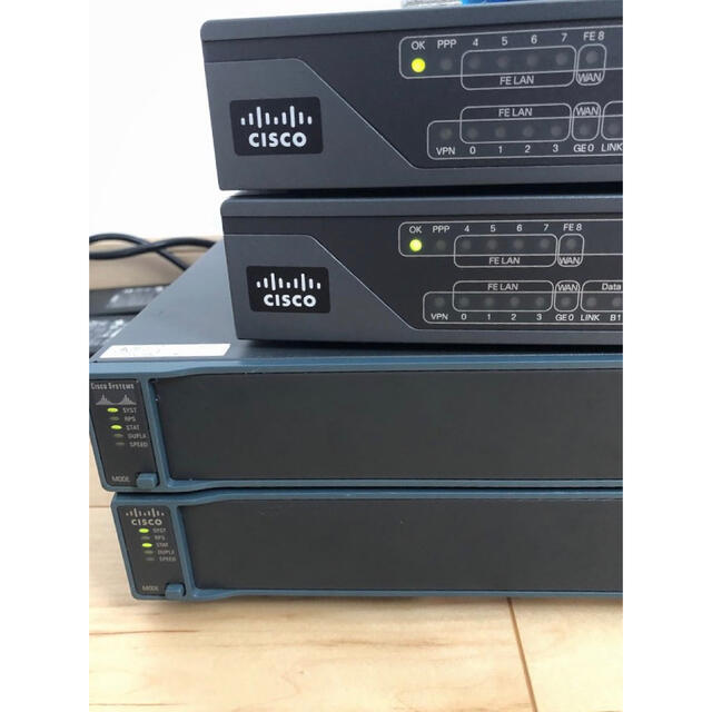 CCNA、CCNP】4台セットCisco892J、Catalyst2960 CCNA、CCNP】4台セットCisco892J、Catalyst2960