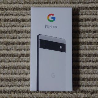 グーグルピクセル(Google Pixel)のGoogle pixel 6a(チョーク)＋ガラスフィルム付(スマートフォン本体)