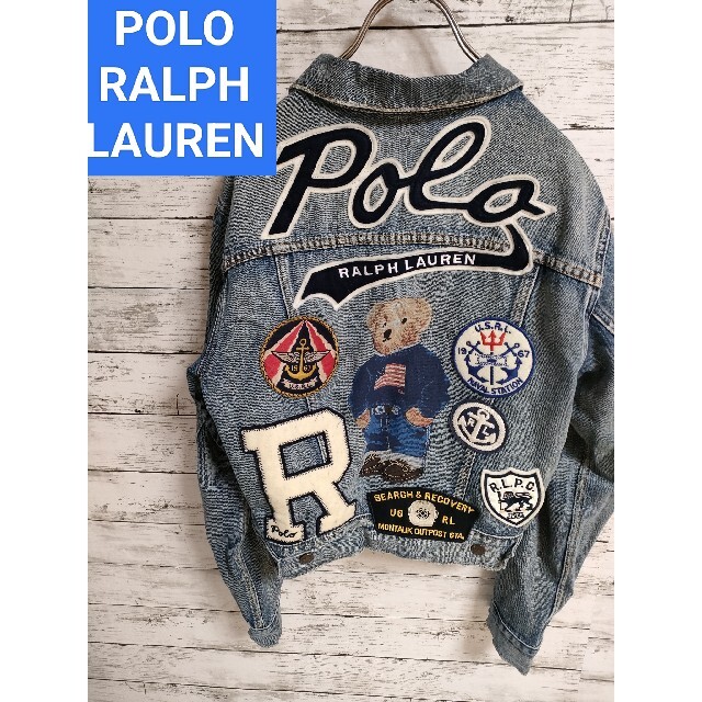 POLO RALPH LAUREN - ポロラルフローレン　ポロベア　デニムジャケット　ニット　セーター　パーカー