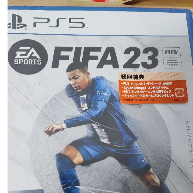 PlayStation(プレイステーション)のfifa23 ps5 初回限定　新品未開封　Standard　edition エンタメ/ホビーのゲームソフト/ゲーム機本体(家庭用ゲームソフト)の商品写真