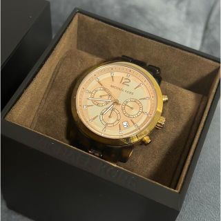 マイケルコース(Michael Kors)のMichael Kors 腕時計 べっこう ピンクゴールド(腕時計)