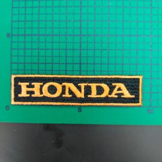 HONDA　ホンダ　ワッペン　オレンジ(その他)