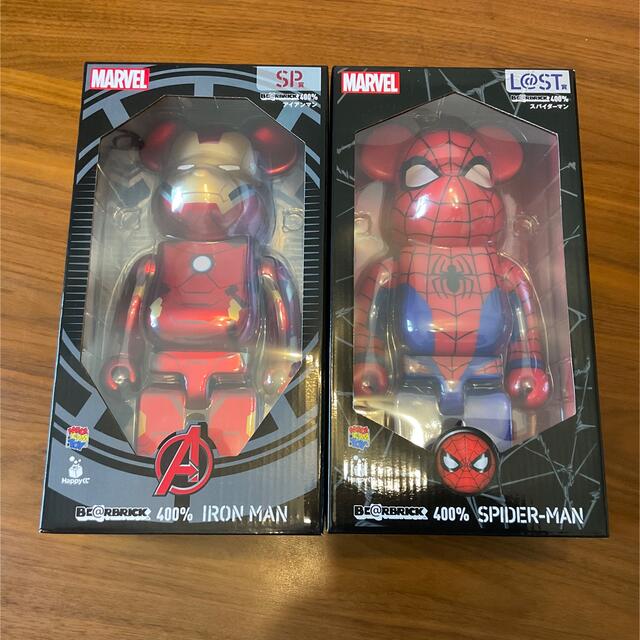 MARVEL  Happyくじ BE@RBRICK SP賞　ラストワン賞セット