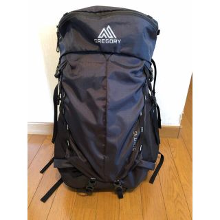 グレゴリー(Gregory)のグレゴリー　スタウト45 Mサイズ　BK  純正レインカバー付き(登山用品)