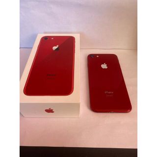 アイフォーン(iPhone)のiphone8  b red(スマートフォン本体)